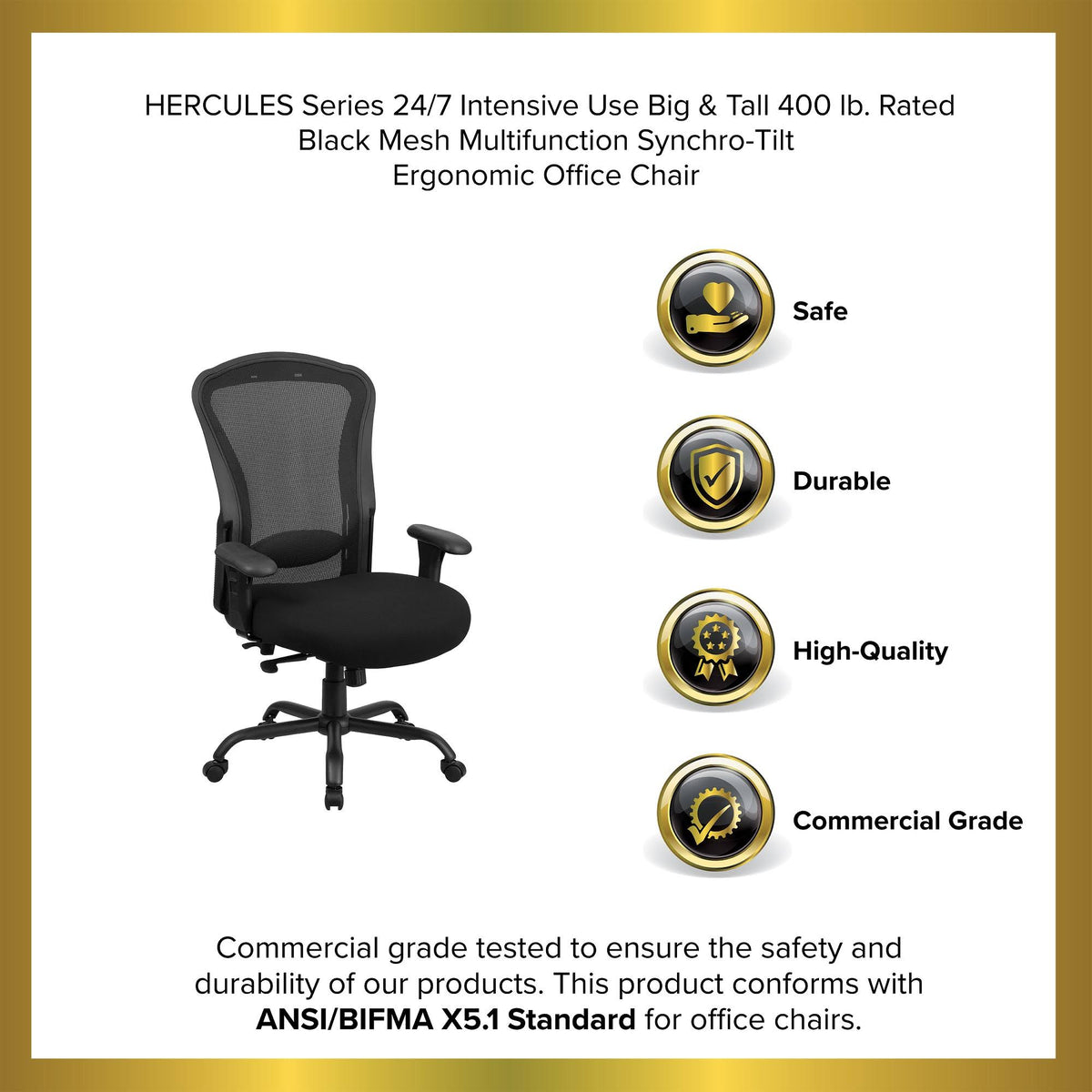 Black Mesh Swivel Ergonomic Office Chair F6401