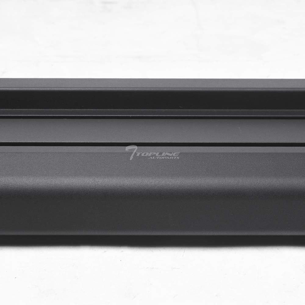 Matte Black Aluminum Side Step Rail Running Boards Q57684