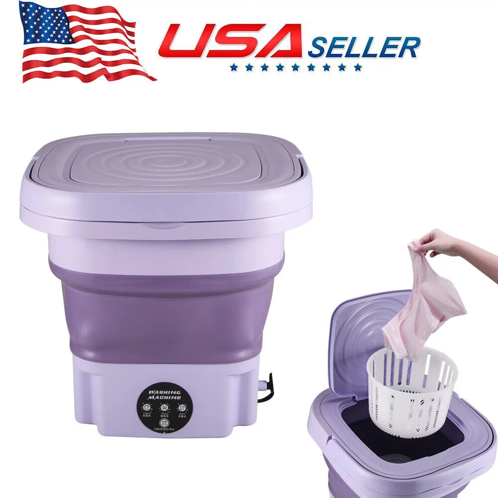Compact Portable Mini Folding Laundry Machine O584538