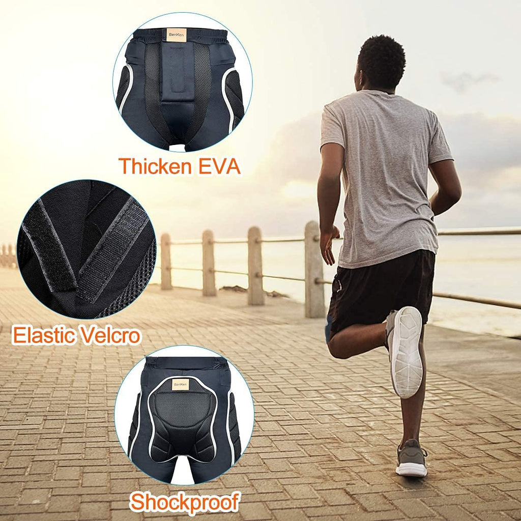 Black 3D EVA Padded Protective Shorts H136073