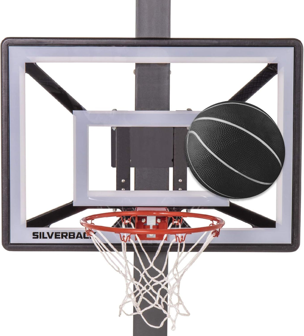 Youth Basketball Hoop with Mounting Technology, Black P4842