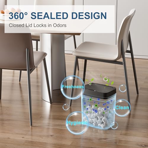 2.7 Gal Automatic Touchless Plastic Trash Can with Lid O96522