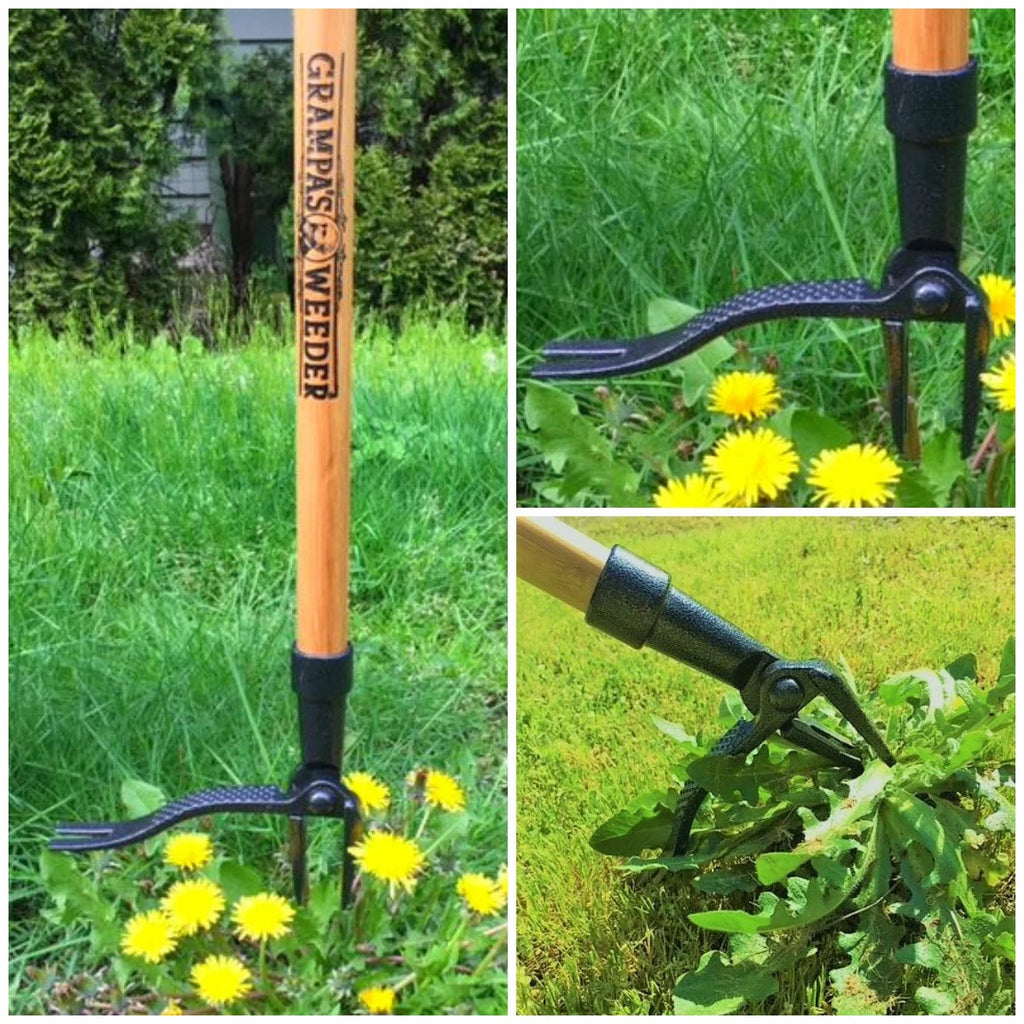 Stand Up Weed Puller Tool with Long Handle Z193