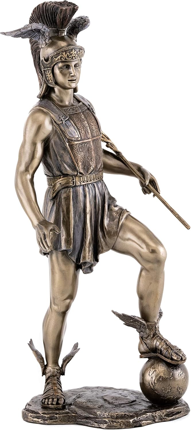 Mercury Statue in Cold Cast Bronze, 12.75-Inch Figurine H74686