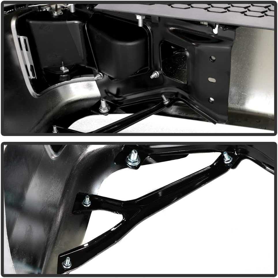 Chrome Rear Bumper Assembly with Sensor Hole E286
