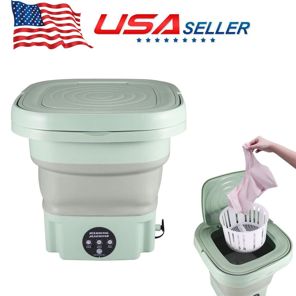 Compact Portable Mini Folding Laundry Machine O584538