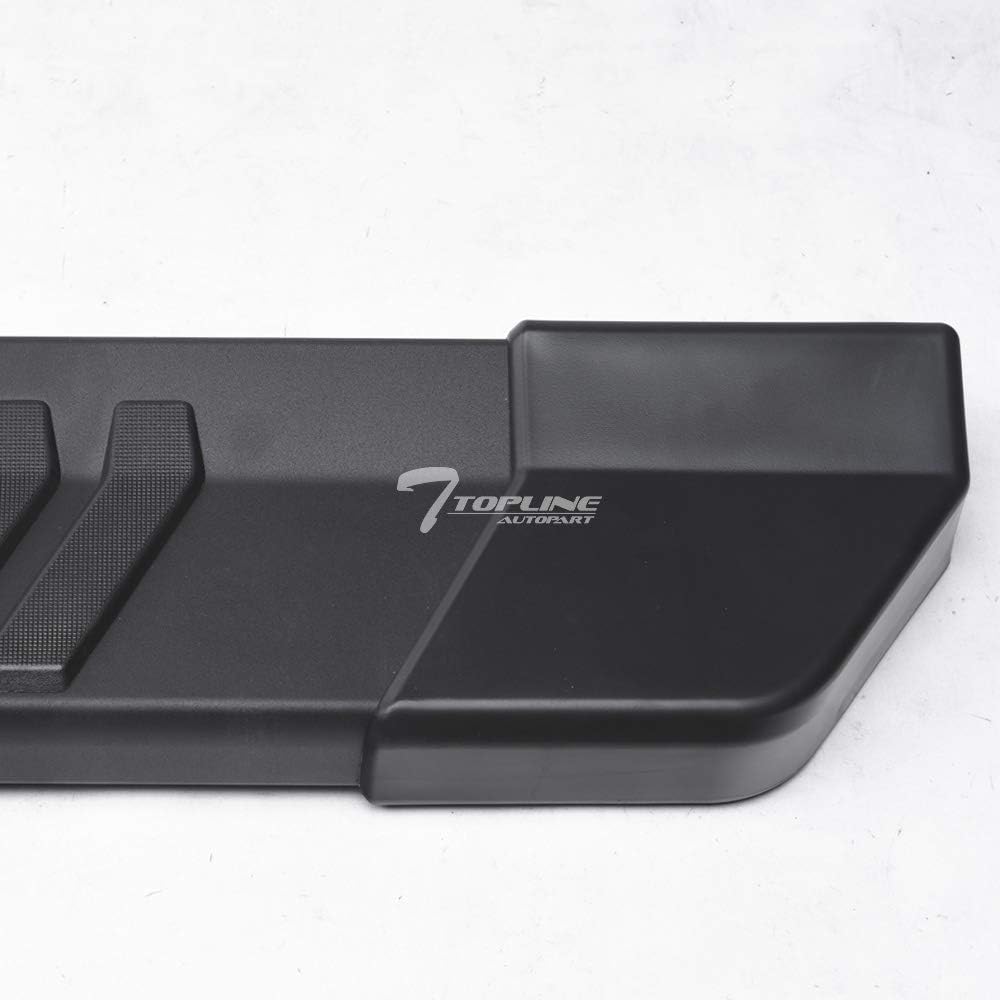 Matte Black Aluminum Side Step Rail Running Boards Q57684
