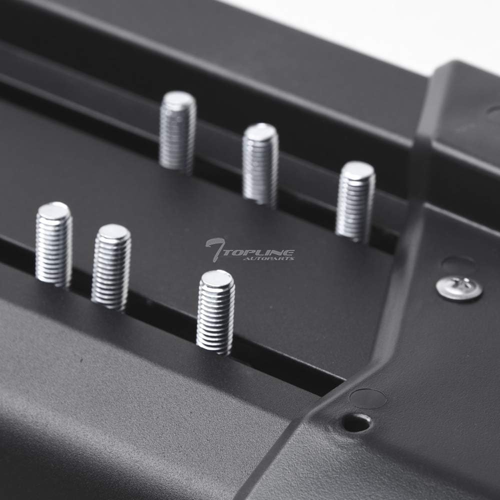 Matte Black Aluminum Side Step Rail Running Boards Q57684