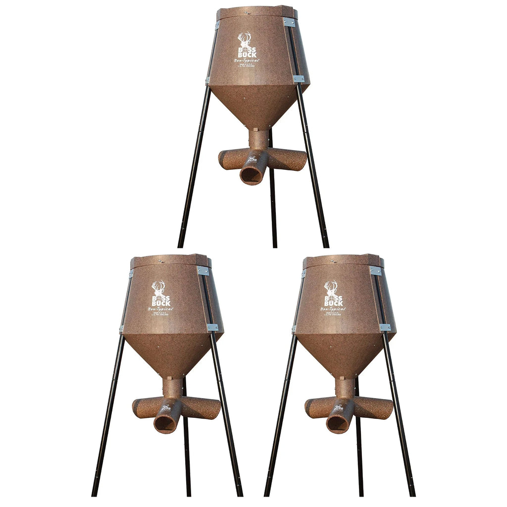 Gravity Fed Tripod Deer Feeder 3 Pack D572547