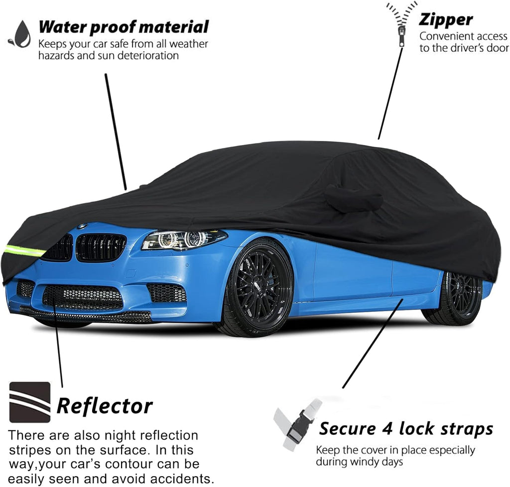 Waterproof Custom Fit Car Covers Pack of 2 U52394