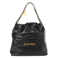 Quilted Calfskin Black Bag F916
