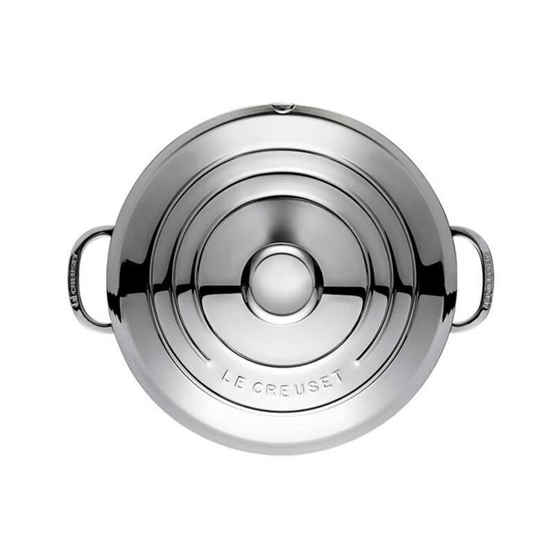 5.5 qt Stainless Steel Shallow Casserole with Lid B28069