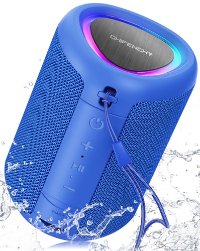 Portable Bluetooth Speaker with Lights, IPX5 Waterproof, Bluetooth 5.3 I892