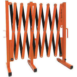 Expandable Barricade, Portable Expanding Barrier, Width 15.4 inch, Height 36 inch H89740
