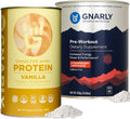 Grass-Fed Protein Supplement Vanilla 32.0oz and Caffeine Free Preworkout 14.82oz X250
