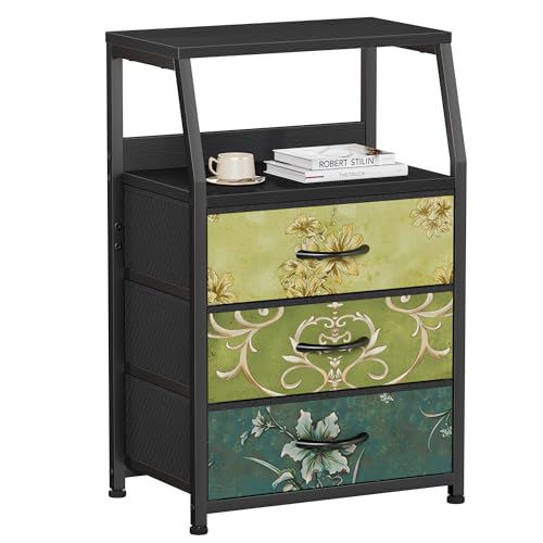 White 5 Drawer Fabric Dresser with Steel Frame Z42774