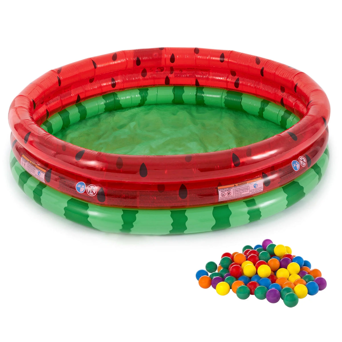 66-Inch Round Inflatable Kids Swimming and Wading Pool E577