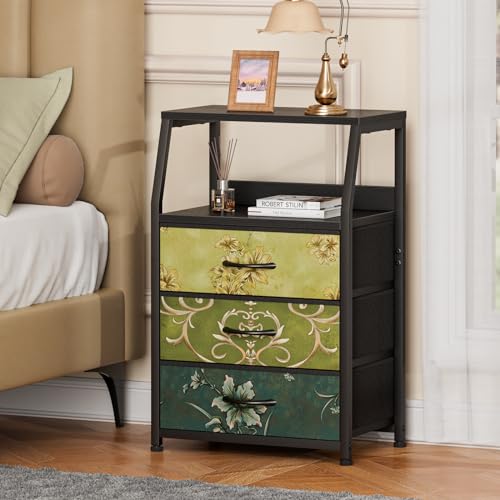 White 5 Drawer Fabric Dresser with Steel Frame Z42774