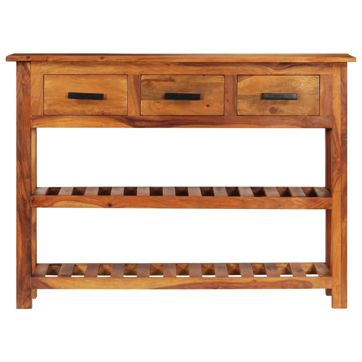 Solid Acacia Wood Sideboard with 3 Drawers Z47265
