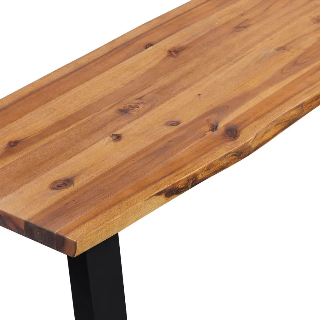 Solid Acacia Wood Bench G33196