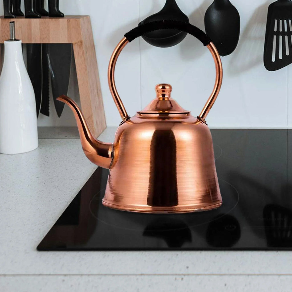 Copper Stovetop Coffee Pot Kettle Y599213