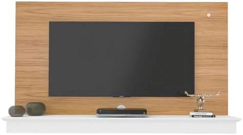 White Floating TV Stand with LED Strip B647012