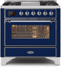Blue Dual Fuel Natural Gas Range D5670