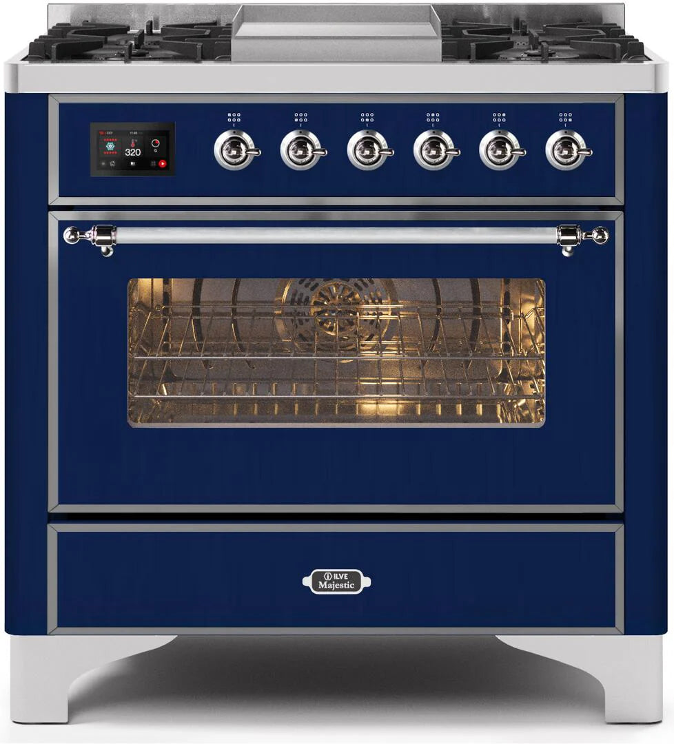 Blue Dual Fuel Natural Gas Range D5670
