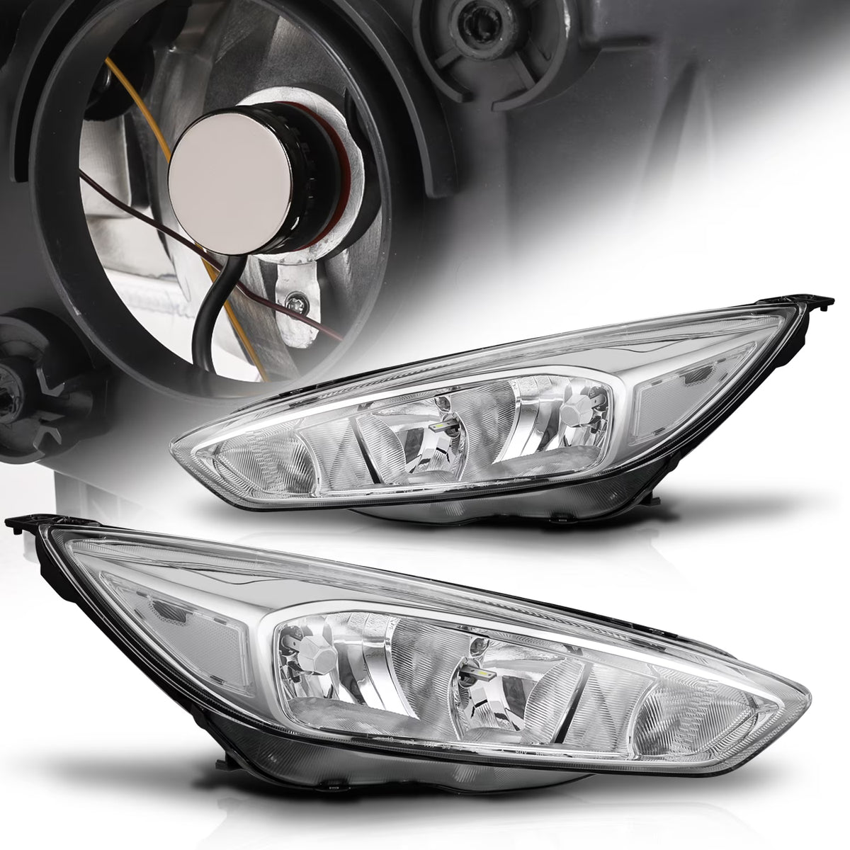 1 Pair Headlight Assembly with Pre-Assembled LED Bulbs T559729