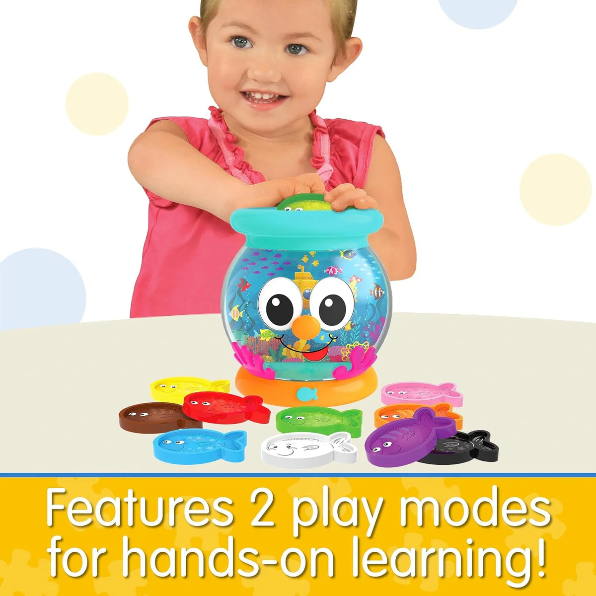 Color Fun Fish Bowl Preschool Learning Toy X46368