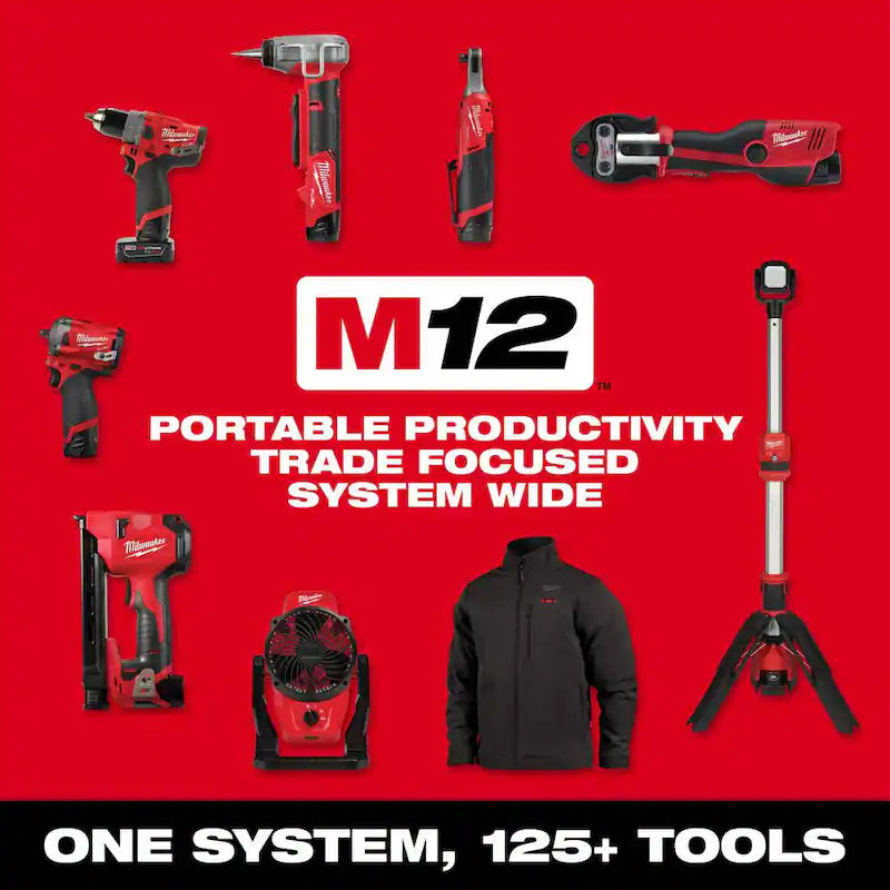 12V Lithium-Ion Cordless Drill Driver/Impact Driver Combo Kit U8826