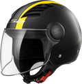 Matt-Black/Yellow Jet Helmet C233