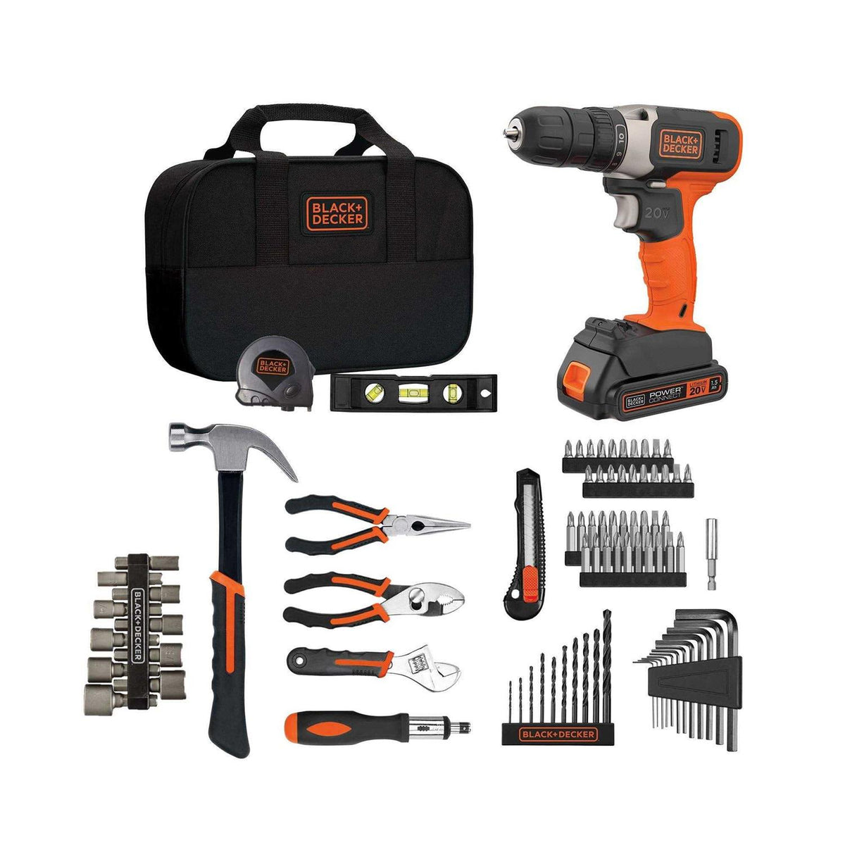 20V MAX Drill/Driver Home Tool Kit K59564