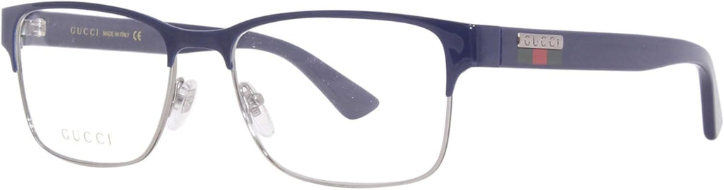 Blue Full Rim Rectangle Eyeglasses 56mm F152205