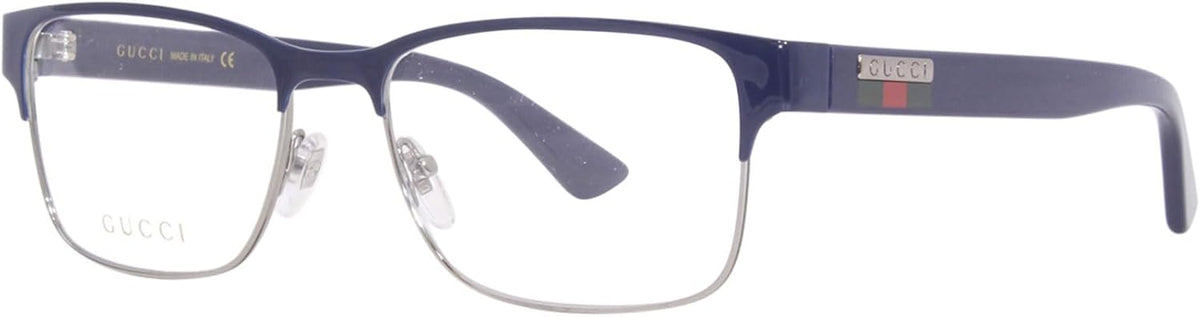 Blue Full Rim Rectangle Eyeglasses 56mm F152205