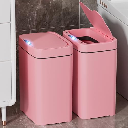 2.7 Gal Automatic Touchless Plastic Trash Can with Lid O96522