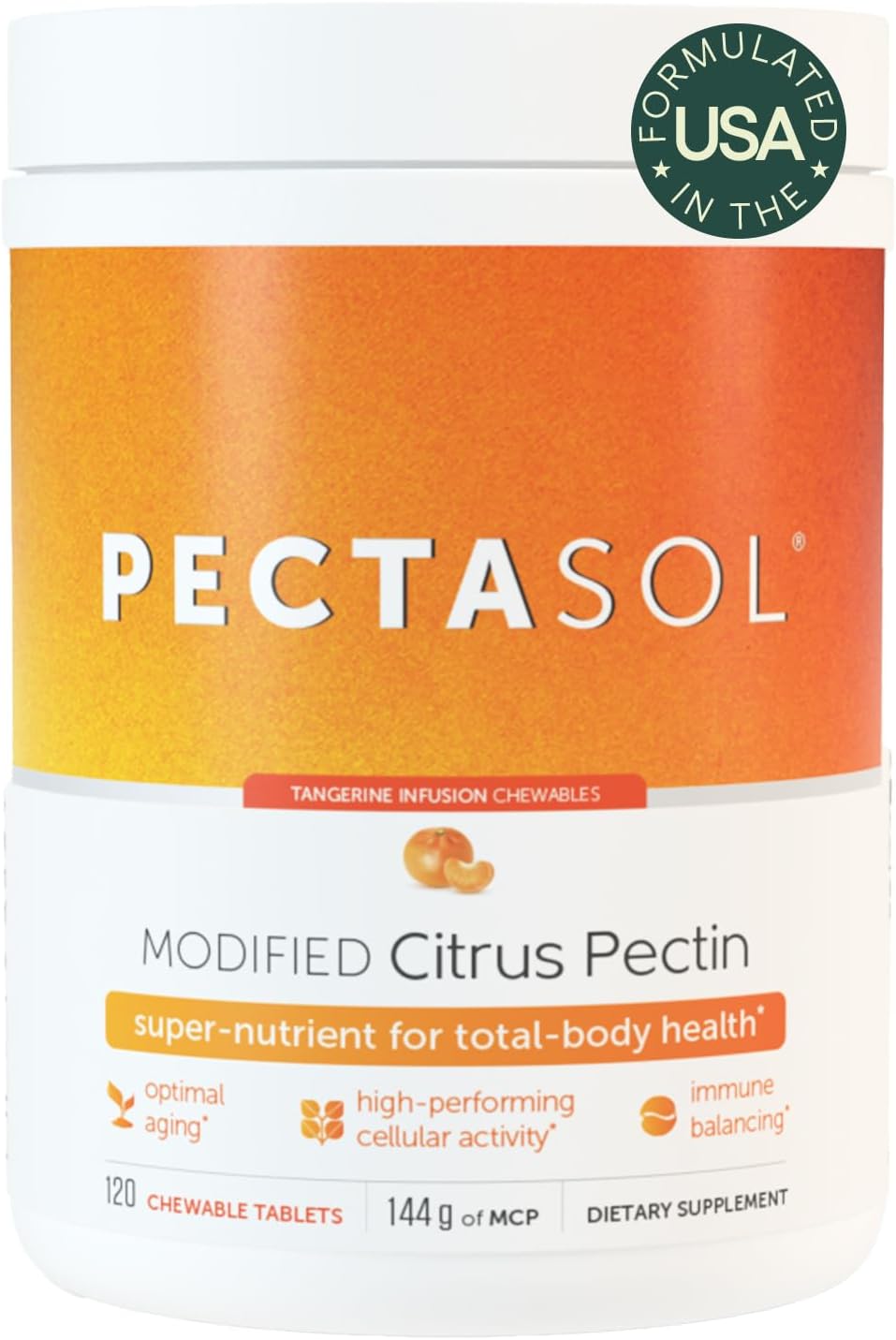 120 Chewable Tablets Modified Citrus Pectin K661