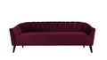 Burgundy Accent Sofa E336