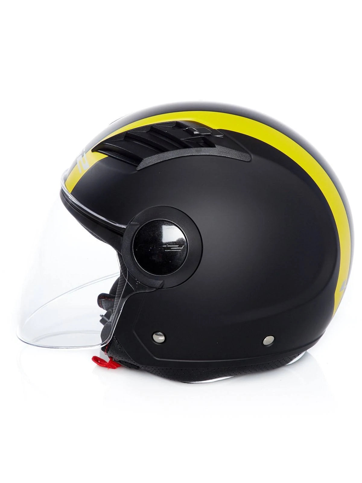 Matt-Black/Yellow Jet Helmet C233