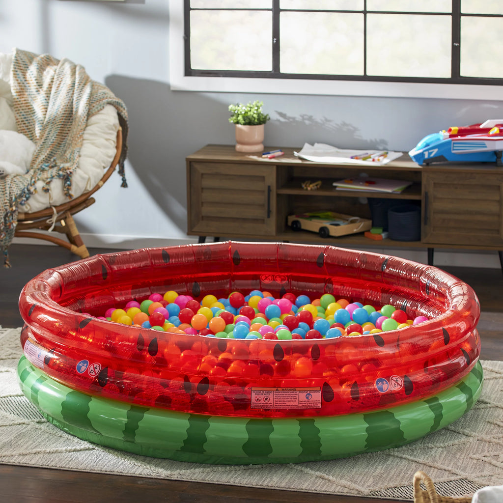 66-Inch Round Inflatable Kids Swimming and Wading Pool E577