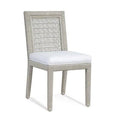Brown and Beige Stripe Side Chair I78976