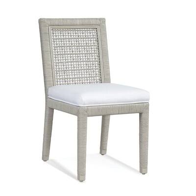 Brown and Beige Stripe Side Chair I78976