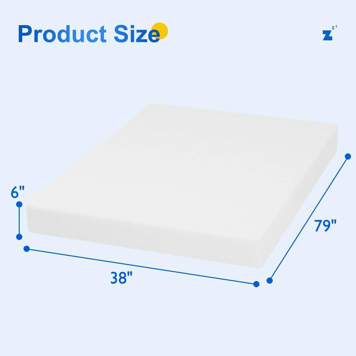 5 Inch Full Bamboo Charcoal Green Tea Gel Memory Foam Mattress Q924