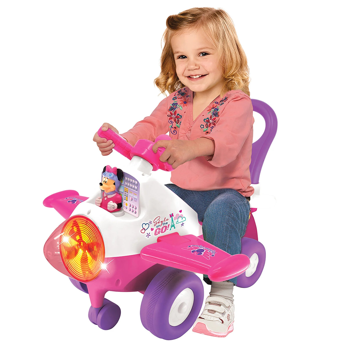 Minnie Mouse Activity Plane Kids Interactive Push Toy Car S30475