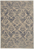 Azure Rectangle Machine Woven Rugs D27236