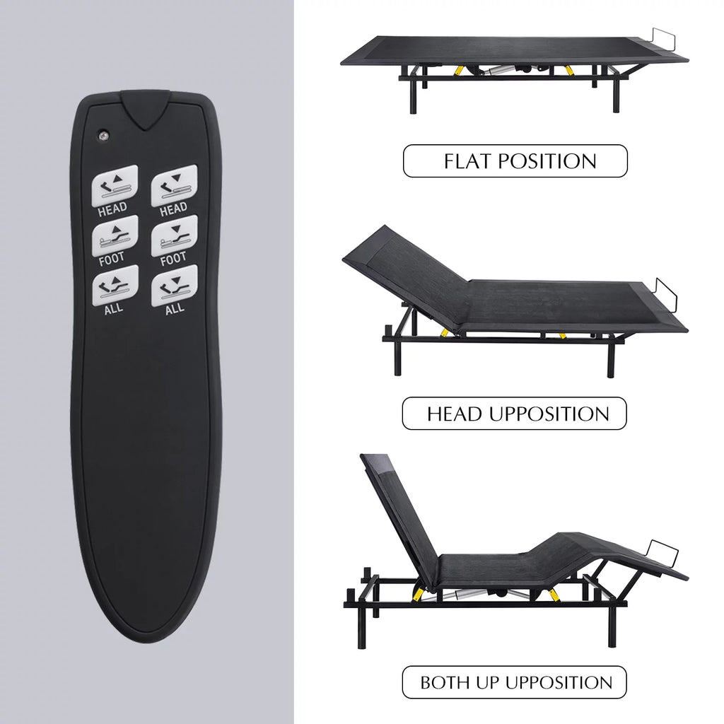 Queen Size Ergonomic Electric Adjustable Bed Base Frame L74079