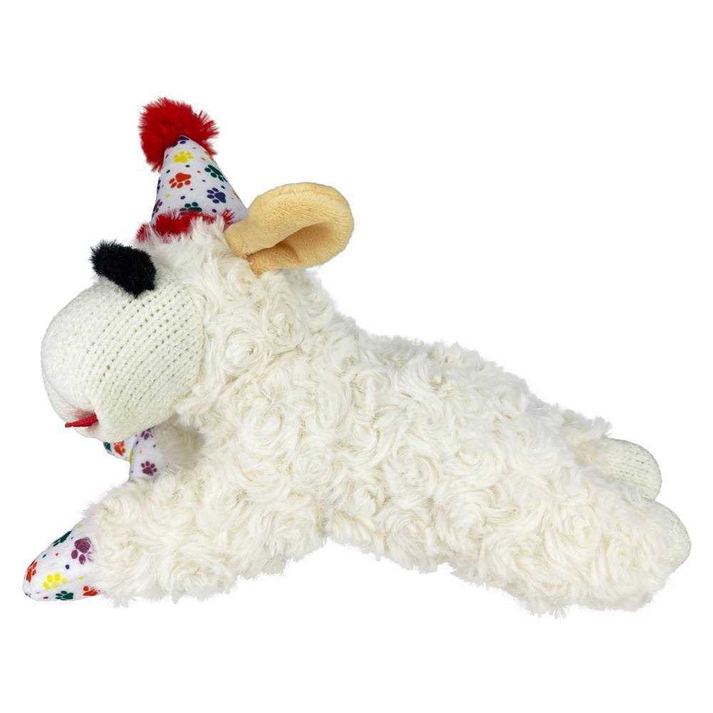 Lamb Chop Dog Toy with Birthday Hat O8318