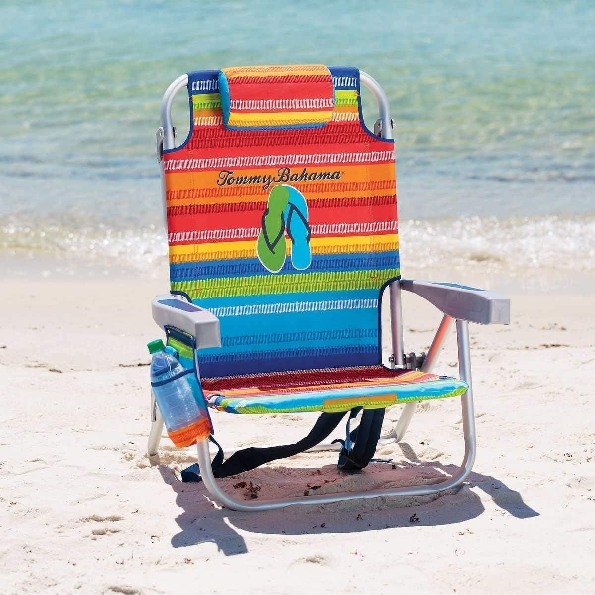 Backpack Cooler Chair with Storage Pouch and Towel Bar W680