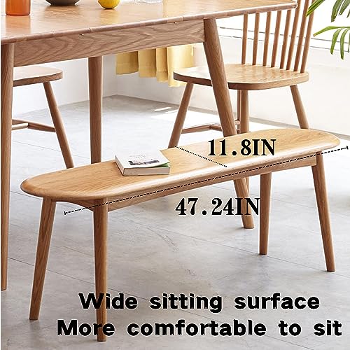 Oak Solid Wood Dining Bench 47.24 D1061