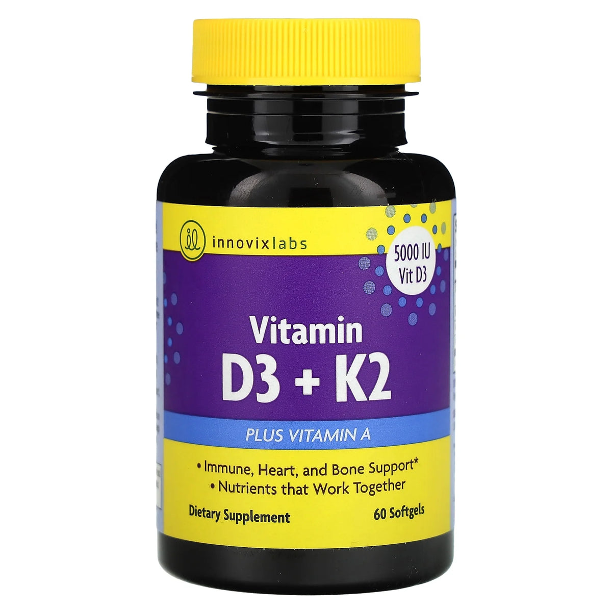 60 Softgels Vitamin D3 K2 Z287099